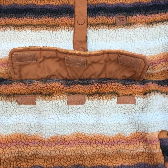 BILLABONG A/Div Switchback T Snap Fleece Pullover Women L Outdoor Travel Casual - Picture 7 of 12
